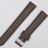 Коричневый кожаный ремешок из кожи теленка STAILER ORIGINAL 1262-1811 размер (18/16 мм), длина L (120 / 80) с тиснением под кожу теленка