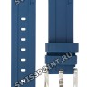 Синий каучуковый ремешок Tissot T603044837, 20/17, стальная пряжка, для часов Tissot T-Sport T114.417.17.047.00 PRC 200