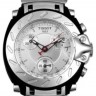 Черный каучуковый ремешок Tissot T610014517, 16/16, интегрированный, без замка, для часов Tissot T-Race T011.217, T342