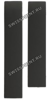 Черный каучуковый ремешок Tissot T610014517, 16/16, интегрированный, без замка, для часов Tissot T-Race T011.217, T342
