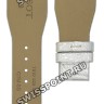 Серебристый кожаный ремешок Tissot T610025560, телёнок с узором, 22/16, без замка, для часов Tissot T-WAVE T023.309