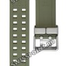 Зеленый полимерный ремешок Casio 10533484, стальная пряжка, для часов Casio GW-A1100KH-3A