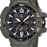 Зеленый полимерный ремешок Casio 10533484, стальная пряжка, для часов Casio GW-A1100KH-3A