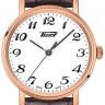 Коричневый кожаный ремешок Tissot T610040262, теленок, 15/12, без замка, для часов Tissot Every Time T109.210