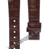 Коричневый кожаный ремешок Tissot T610040262, теленок, 15/12, без замка, для часов Tissot Every Time T109.210