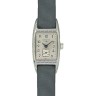 Серый сатиновый ремешок Longines L682119571, теленок, удлиненный, 12/10 XL, без замка, для часов Longines BelleArti L2.194.0, L2.194.4, L2.194.8, L2.194.9