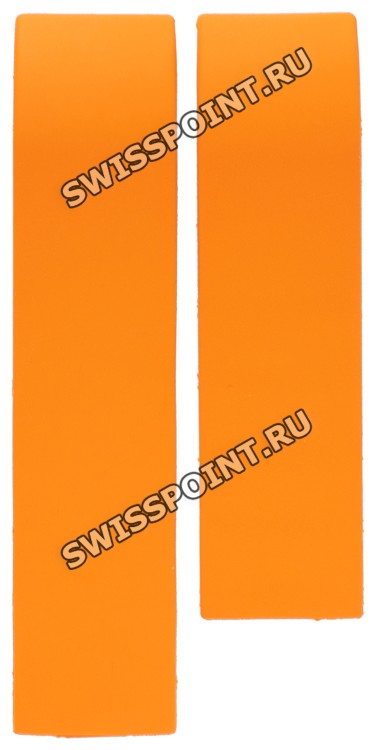 Оранжевый каучуковый ремешок Tissot T610014612, без замка, для часов Tissot T-Race T011.414, T011.417, T372, T373, T472