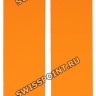 Оранжевый каучуковый ремешок Tissot T610014612, без замка, для часов Tissot T-Race T011.414, T011.417, T372, T373, T472