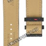 Черный кожаный ремешок Tissot T610027201, теленок, 22/20, без замка, для часов Tissot T-Racing T018.617.16.051.00