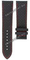 Черный кожаный ремешок Tissot T610027201, теленок, 22/20, без замка, для часов Tissot T-Racing T018.617.16.051.00
