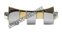 Стальное конечное звено Tissot T660016225, двухцветное, для часов Tissot T362/462
