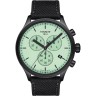 Черный текстильный ремешок Tissot T604044936 / T610044937, 22/22, серая пряжка, для часов Tissot T-Sport XL T116.617.37.051.00