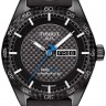 Черный резиновый ремешок Tissot T603037161, 20/20, интегрированный, с отверстиями, для часов Tissot PRS 516 T100.417, T100.428, T100.430