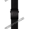 Черный каучуковый ремешок Tissot T603037161, 20/20, интегрированный, с отверстиями, для часов Tissot PRS 516 T100.417.37.201.00, T100.430.37.201.00, T100.428