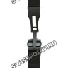Черный каучуковый ремешок Tissot T603037161, 20/20, интегрированный, с отверстиями, для часов Tissot PRS 516 T100.417.37.201.00, T100.430.37.201.00, T100.428