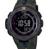 Зеленый полимерный ремешок Casio 10540142 для часов Casio PRG-300-3, PRW-3100Y-3