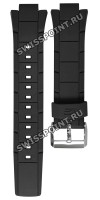 Черный полимерный ремешок Casio 10314479 для часов Casio EF-529-1A, EF-529-7A, EF-529DCSP-1A