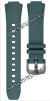 Зеленый полимерный ремешок Casio 10593650 для часов Casio BSA-B100AC-3A