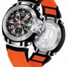 Оранжевый ремешок Tissot T610023030, каучуковый, без замка, для часов Tissot T-Race T011.414, T011.417, T372, T373, T472