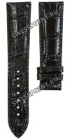 Черный кожаный ремешок Tissot T610031411, теленок, 21/18, без замка, для часов Tissot T-Classic Carson T068.427, T068427