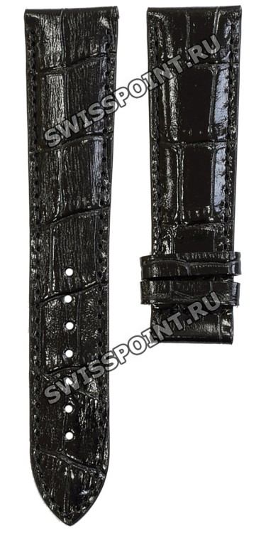 Черный кожаный ремешок Tissot T610031411, теленок, 21/18, без замка, для часов Tissot T-Classic Carson T068.427, T068427