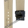 Черный кожаный ремешок Certina C610018332, лаковый, 18/16, без замка, для часов Certina DS Prime C021.810, C004.217