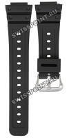 Черный полимерный ремешок Casio 10597558 для часов Casio GA-2100-1A, GA-B2100-1A, DWE-5600R-9, GA-2100-1A1, GA-2100SR-1A, GA-2100VB-1A