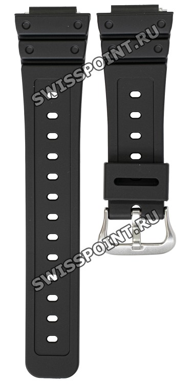 Черный полимерный ремешок Casio 10597558 для часов Casio GA-2100-1A, GA-B2100-1A, DWE-5600R-9, GA-2100-1A1, GA-2100SR-1A, GA-2100VB-1A