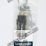 Черный кожаный ремешок Longines L682144610, 16/14, без замка, для часов Longines Presence L4.320.2, L4.322.2, L4.322.4, L4.359.2, L4.320.4, L4.359.4