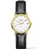 Черный кожаный ремешок Longines L682144610, 16/14, без замка, для часов Longines Presence L4.320.2, L4.322.2, L4.322.4, L4.359.2, L4.320.4, L4.359.4