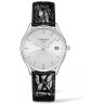 Черный кожаный ремешок Longines L682144610, 16/14, без замка, для часов Longines Presence L4.320.2, L4.322.2, L4.322.4, L4.359.2, L4.320.4, L4.359.4