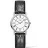 Черный кожаный ремешок Longines L682144610, 16/14, без замка, для часов Longines Presence L4.320.2, L4.322.2, L4.322.4, L4.359.2, L4.320.4, L4.359.4