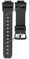Черный полимерный ремешок Casio 10418515 для часов Casio DW-6900BB-1, DW-6900BW-1, GB-6900AA-1B, GB-6900AB-1B