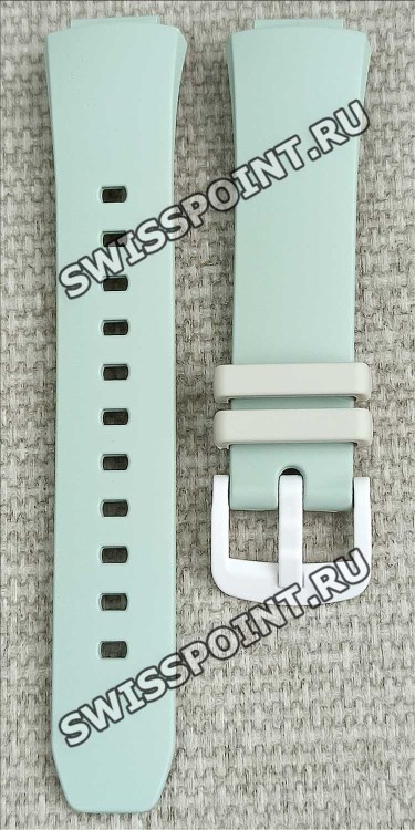 Зеленый полимерный ремешок Casio 10643861 для часов Casio BSA-B100CS-3A