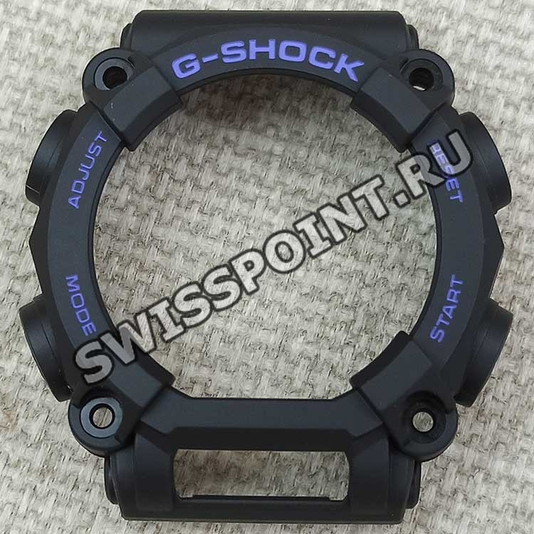 Черный полимерный ремешок Casio 10621080 для часов Casio GA-900AS-1A