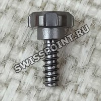 Черный винт крепления ранта корпуса Casio 10564001 для часов Casio GPR-B1000-1, GPR-B1000-1B, GPR-B1000TLC-1