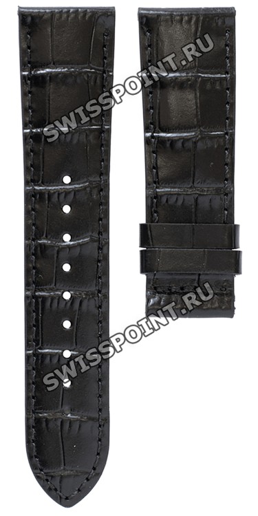 Черный кожаный ремешок Tissot T610043244, теленок, 20/18, без замка, для часов Tissot Heritage T117.509