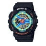 Черный полимерный ремешок Casio 10463982 для часов Casio BA-110, BA-111, BA-120, BA-130