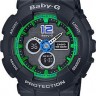 Черный полимерный ремешок Casio 10463982 для часов Casio BA-110, BA-111, BA-120, BA-130