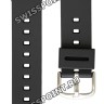 Черный полимерный ремешок Casio 10463982 для часов Casio BA-110, BA-111, BA-120, BA-130