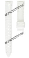 Белый кожаный ремешок Tissot T610033919, 16/14, теленок, имитация крокодила, лаковый без замка, для часов Tissot PRC 200 T055.217, T055217A