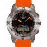 Оранжевый каучуковый ремешок Tissot T610014615, без замка, для часов Tissot T-Touch Z253