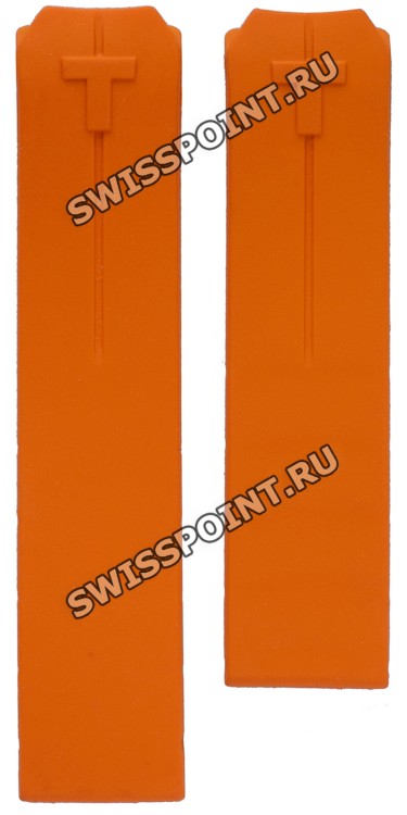 Оранжевый каучуковый ремешок Tissot T610014615, без замка, для часов Tissot T-Touch Z253