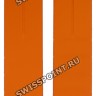 Оранжевый каучуковый ремешок Tissot T610014615, без замка, для часов Tissot T-Touch Z253