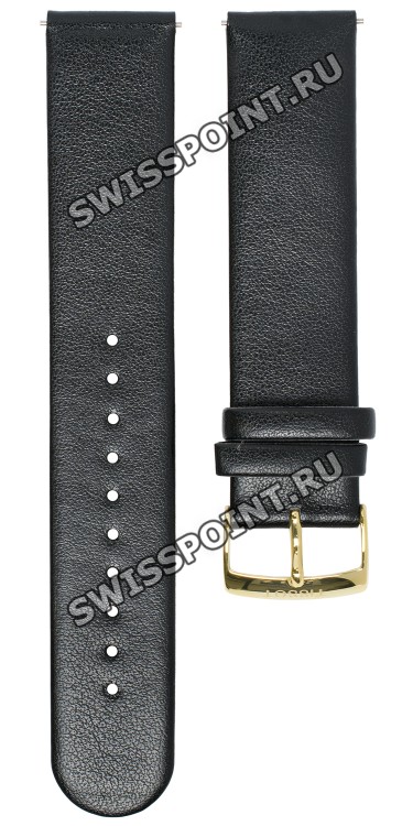 Черный синтетический ремешок Tissot T604046467, 20/20, желтая пряжка, для часов Tissot Heritage T134.410.27.011.00 Heritage Memphis Limited edition 2500