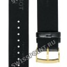 Черный синтетический ремешок Tissot T604046467, 20/20, желтая пряжка, для часов Tissot Heritage T134.410.27.011.00 Heritage Memphis Limited edition 2500