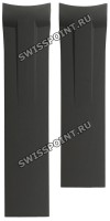 Черный резиновый ремешок Tissot T610027207, без замка, для часов Tissot T-Racing T018.617