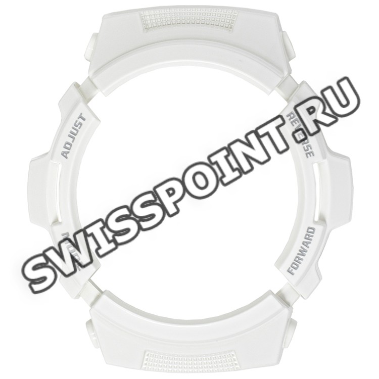 Белый рант корпуса часов Casio 10443279 для часов Casio AWG-M100GW-7A, AWR-M100, AW-590, AW-591