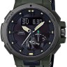 Зеленый полимерный ремешок Casio 10548778 для часов Casio PRW-7000-3E