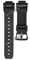 Черный полимерный ремешок Casio 10318129 для часов Casio DW-5600MS-1